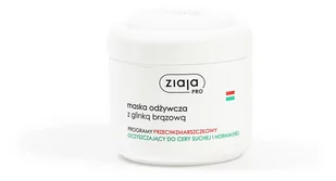 Ziaja Pro maska odżywcza z glinką brązową, 200ml - Maseczki do twarzy - miniaturka - grafika 1
