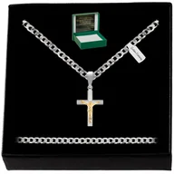 Biżuteria dla dzieci - Łańcuszek Srebrny 925 Prezent Na Komunię + Grawer - miniaturka - grafika 1