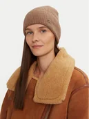 Czapki damskie - Calvin Klein Czapka Chunky K60K612873 Beżowy - miniaturka - grafika 1