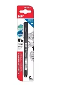 Marker precyzyjny kaligraficzny 1,2mm czarny - Flamastry - miniaturka - grafika 1