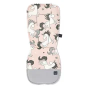 Akcesoria do wózków - La Millou, Wkładka do wózka, Stroller Pad, Organic Jersey, Unicorn Sugar Bebe, Dark Grey - miniaturka - grafika 1