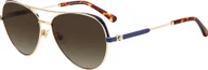 Okulary przeciwsłoneczne - Damskie okulary przeciwsłoneczne Kate Spade KATALINA/G/S GOLD/BROWN GREEN SHADED 59/15/140 - miniaturka - grafika 1
