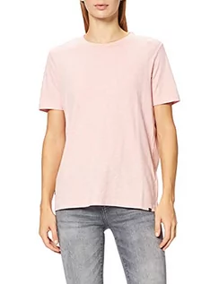 Koszulki i topy damskie - Superdry Damska koszulka z logo Emb Tee w stylu vintage, Soft Pink Marl, XXS - grafika 1