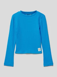 Bluzka z długim rękawem i naszywką z logo model ‘ROYAL’ - Bluzy dla dziewczynek - miniaturka - grafika 1