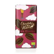 Bombonierki i czekoladki - Chocolates from Heaven Czekoladki z Nieba - BIO czekolada gorzka Peru i Dominikana 85%, 100g - miniaturka - grafika 1