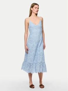 Pieces Sukienka letnia Vilde 17156565 Błękitny Regular Fit - Sukienki - miniaturka - grafika 1