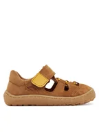Buty dla chłopców - Froddo Sandały Barefoot Elastic Sandal G3150262-3 M Brązowy - miniaturka - grafika 1