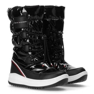 Śniegowce damskie wodoodporne Tommy Hilfiger T3A6-33069-1669999 35 - Śniegowce damskie - miniaturka - grafika 1