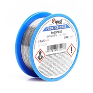 Akcesoria do lutowania - CYNA Z TOPNIKIEM 0,25mm 100g Cynel Spoiwo Sn60Pb40 - miniaturka - grafika 1