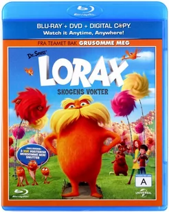 Lorax [blu-ray]+[dvd] - Pozostałe filmy Blu-Ray - miniaturka - grafika 1