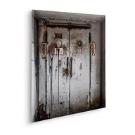 Wyposażenie pokoiku dziecięcego - Komar Obraz na blejtramie w ramie z prawdziwego drewna - powierzchnia drzwi - rozmiar 60 x 60 cm - obraz, obraz na płótnie, motyw krajobrazu, salon, sypialnia - miniaturka - grafika 1