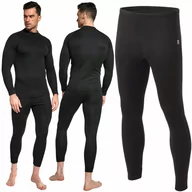 Spodnie narciarskie - Getry Kalesony Spodnie Termoaktywne Długie Męskie Ocieplane JONY SREBRA M - miniaturka - grafika 1