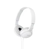 Słuchawki - Sony MDR-ZX110W białe - miniaturka - grafika 1