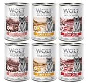 Mokra karma dla psów - Wolf of Wilderness Senior “Expedition”, 6 x 400 g - Pakiet mieszany - miniaturka - grafika 1