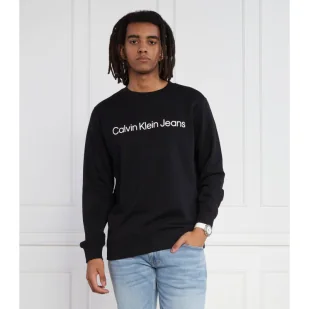 CALVIN KLEIN JEANS Bluza | Regular Fit - Bluzy męskie - miniaturka - grafika 1
