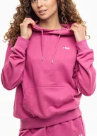 Bluzy damskie - Fila bluza damska z kapturem ciepła dresowa sportowa bawełniana roz. S - miniaturka - grafika 1