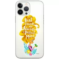 Etui i futerały do telefonów - Etui Disney dedykowane do Iphone 12 / 12 PRO, wzór: Roszpunka i Pascal 002 Etui częściowo przeźroczyste, oryginalne i oficjalnie licencjonowane - miniaturka - grafika 1