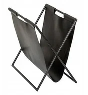 Inne meble do salonu - Gazetnik TWISTED LIME 37 x 22 x 35 cm z ekoskóry - miniaturka - grafika 1