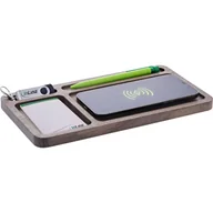 Ładowarki do telefonów - InLine 33392Y ładowarka do urządzeń przenośnych Smartfon Orzech włoski USB Bezprzewodowe ładowanie Wewnętrzna - miniaturka - grafika 1