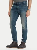 Spodnie męskie - G-Star Raw Jeansy Revend D20071-D634 Niebieski Skinny Fit - miniaturka - grafika 1