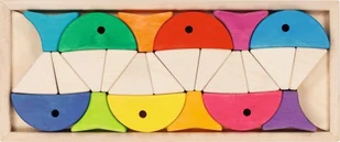 Zestaw Konstrukcyjny Kolorowe Rybki Goki - Puzzle - miniaturka - grafika 1