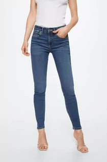 Spodnie damskie - Mango jeansy Pushup damskie medium waist - grafika 1