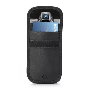 Tech-Protect Etui Pokrowiec Blokujący Sygnał RFID Cross Black - Etui i futerały do telefonów - miniaturka - grafika 1