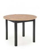 Stoły - Stół rozkładany Ringo, dąb artisan, okrągły, do jadalni, drewniany - miniaturka - grafika 1
