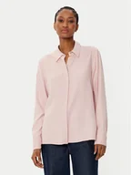 Koszule damskie - Tommy Hilfiger Koszula WW0WW44045 Różowy Relaxed Fit - miniaturka - grafika 1