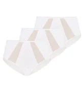 Komplety bielizny - Wielopak majtek damskich z wysokim stanem Vicky biały, Teyli - miniaturka - grafika 1