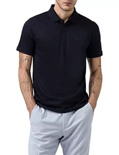 Koszulki męskie - Pierre Cardin Męska koszulka polo merceryzowana, granatowa, S, morski, S - grafika 1