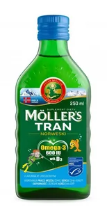 Mollers tran norweski owocowy 250 ml - Suplementy diety - miniaturka - grafika 1