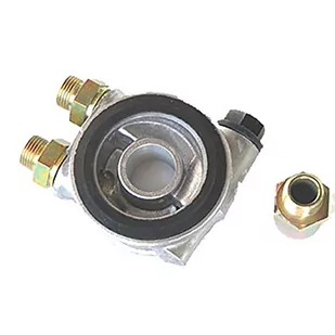 Racimex 50120 adapter filtra oleju 3/4" z termostatem, chrom - Części motocyklowe - miniaturka - grafika 1
