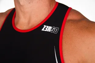 ZEROD Strój triathlonowy męski RACER TRISUIT red vivacity - Bielizna sportowa męska - miniaturka - grafika 10