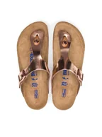 Klapki i japonki damskie - Birkenstock Japonki Gizeh Bs 1005049 Różowy - miniaturka - grafika 1