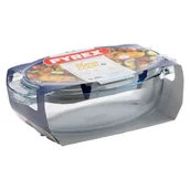 Naczynia żaroodporne - Naczynie żaroodporne Slow Cook owalne z pokrywką 5,8 l transparentny PYREX - miniaturka - grafika 1