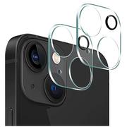 Filtry prywatyzujące - 2x Szkło na obiektyw aparat do iPhone 15 / 15 Plus Alogy lens clear przezroczyste - miniaturka - grafika 1