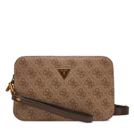 Torby męskie - Saszetka Guess PMMILO P5245 Brązowy - miniaturka - grafika 1