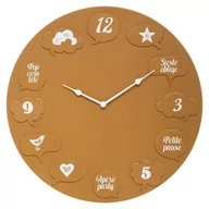 Zegary - Zegar ścienny YOKINA : Kolor - Pomarańczowy - miniaturka - grafika 1