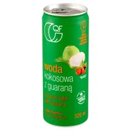 Napoje roślinne - Quality Food Woda kokosowa z ekstraktem z guarany i magnezem 320 ml - miniaturka - grafika 1