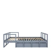 Łóżka dla dzieci i młodzieży - Łóżko Tweens niebieskie 90x200 cm - miniaturka - grafika 1