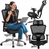 Fotele gamingowe - Fotel Gamingowy Biurowy Obrotowy ROYAL Krzesło Gamingowe Obrotowe Biurowe - miniaturka - grafika 1