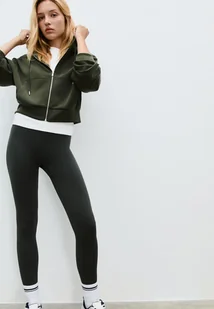 Stradivarius Bluza z zamkiem, miękka w dotyku S - Bluzy damskie - miniaturka - grafika 1