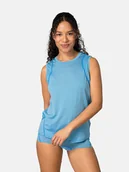 Koszulki sportowe damskie - KARI TRAA Top sportowy "Embla" w kolorze błękitnym - miniaturka - grafika 1