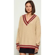 Swetry damskie - GUESS Sweter Oversize fit - miniaturka - grafika 1