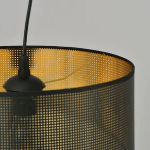 Emibig ASTON 1 BLACK/GOLD 1148/1 lampa wisząca regulowana abażur dużo światła 1148/1 - Lampy sufitowe - miniaturka - grafika 5