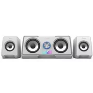 Głośniki komputerowe - Głośniki C-Tech SPK-16, 2.2, RGB (SPK-16WH) białe - miniaturka - grafika 1