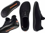 Buty sportowe męskie - Buty sportowe męskie lekkie Brubeck Barefoot Merino czarne 46 - miniaturka - grafika 1