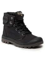 Buty trekkingowe damskie - Palladium Trapery Pampa Baggy Wax 77213-008-M Czarny - miniaturka - grafika 1