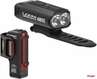 Lampki rowerowe - Zestaw lampki Lezyne Micro Drive 600XL + Strip Pair - miniaturka - grafika 1